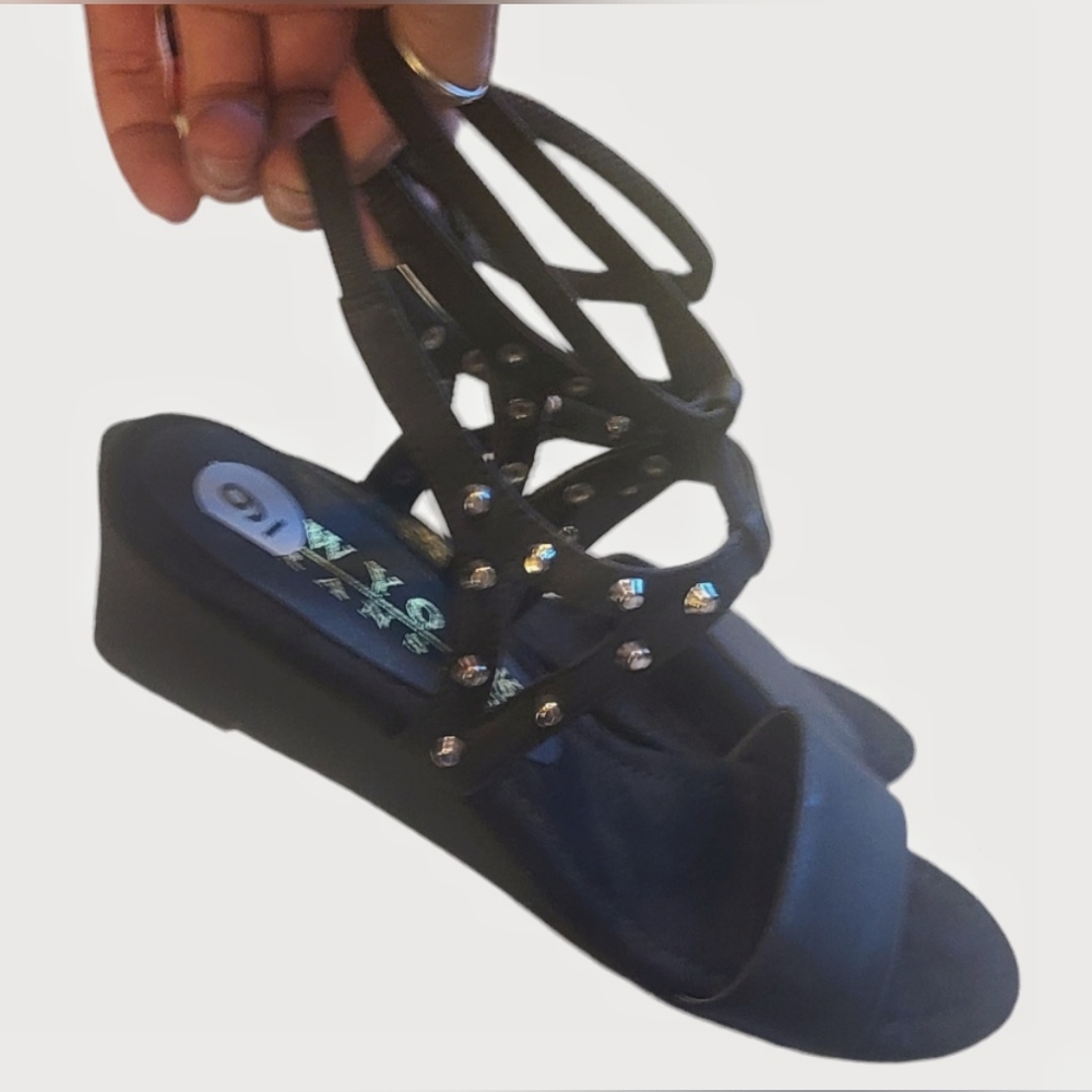 Studded Wedge Sandals by New York Transit